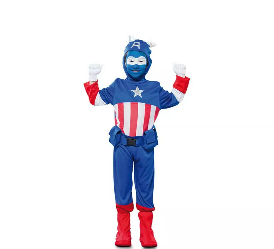 Translation missing: es.Disfraz de Capitán azul para niño