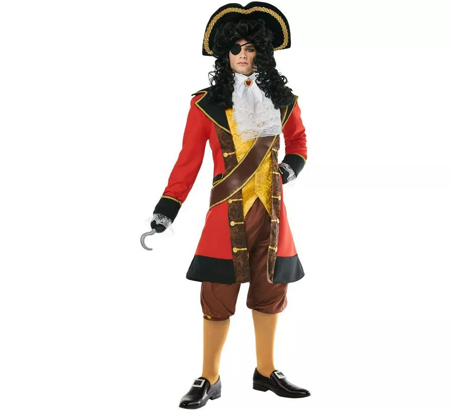 Translation missing: es.Disfraz de Capitán Pirata Hook para Hombre