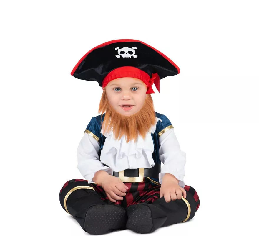 Translation missing: es.Disfraz de Capitán Pirata para bebé y niño