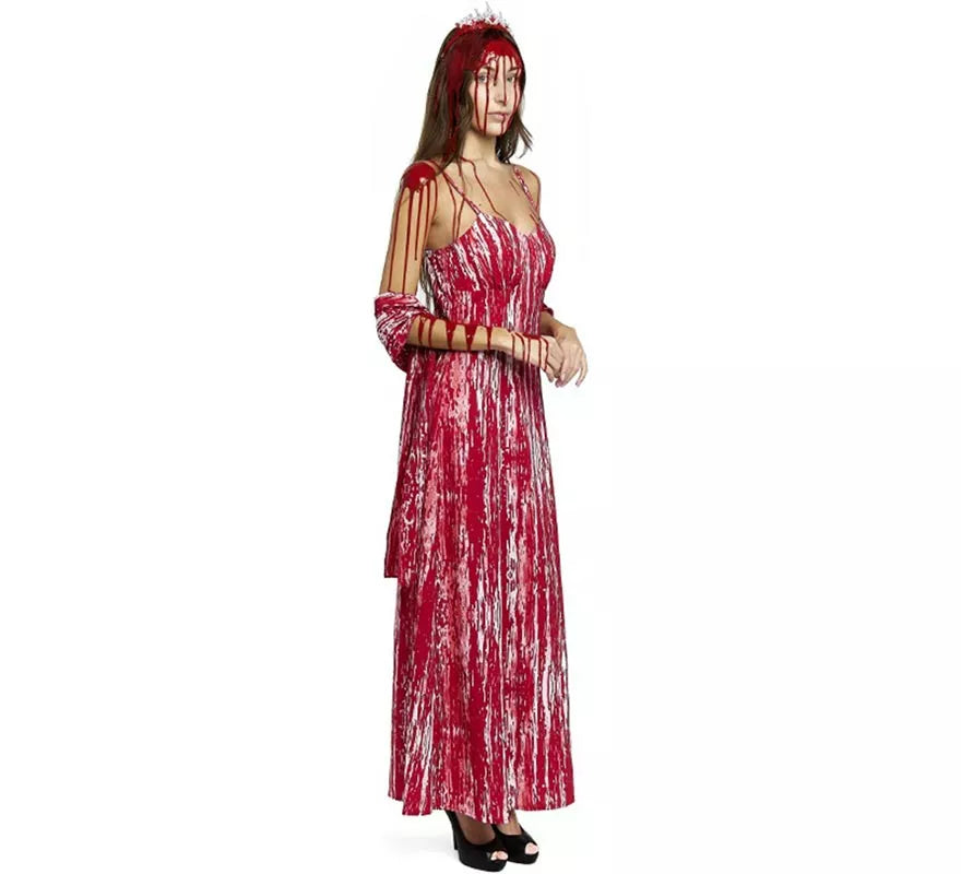 Translation missing: es.Disfraz de Carrie Reina del Baile Sangriento para mujer