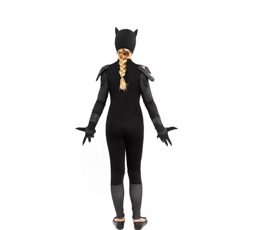 Translation missing: es.Disfraz de Cat Hero Negro para niña