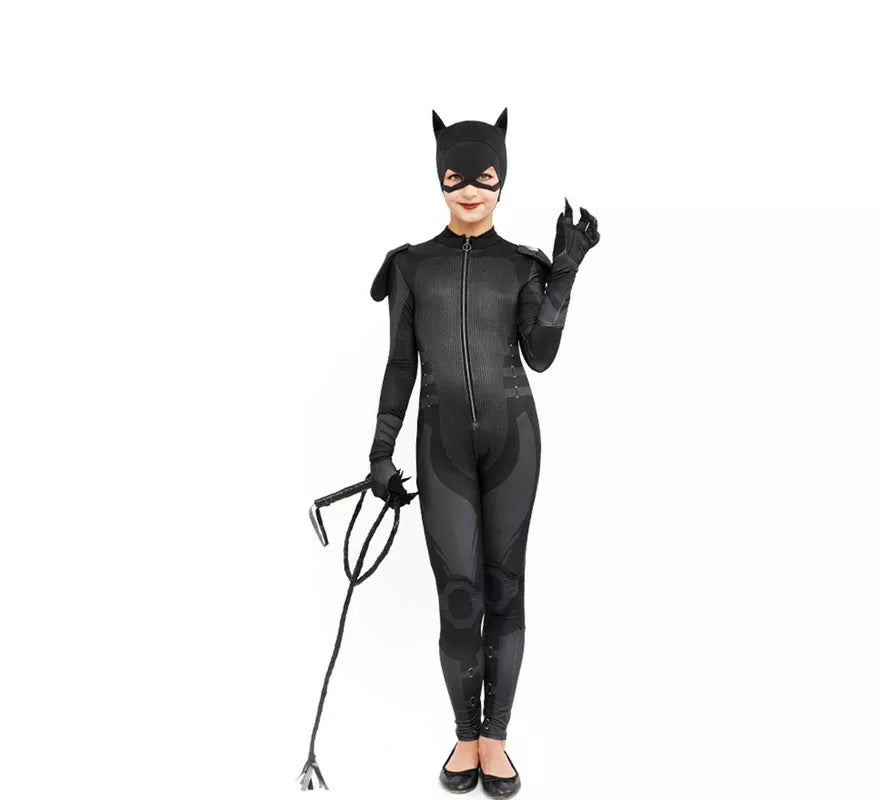 Translation missing: es.Disfraz de Cat Hero Negro para niña
