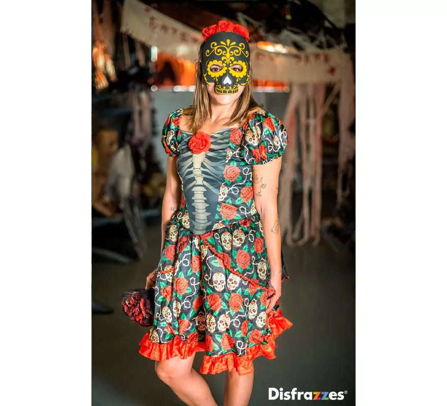 Translation missing: es.Disfraz de Catrina Día de los Muertos para mujer