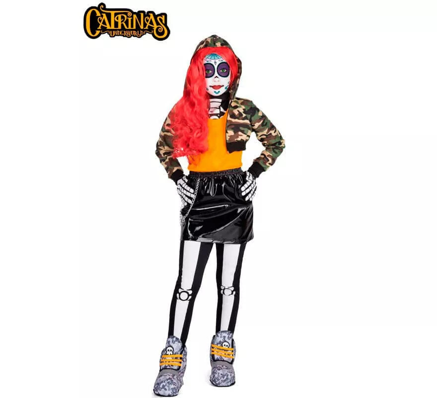 Translation missing: es.Disfraz de Catrina Maya para niña