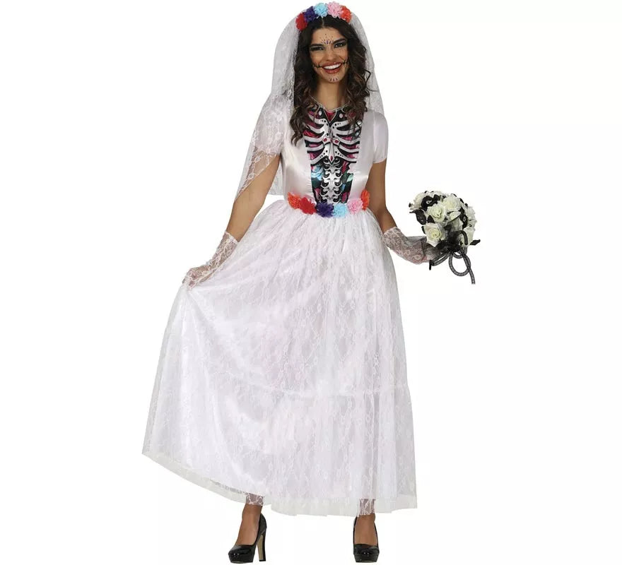 Disfraz de Catrina Novia para mujer