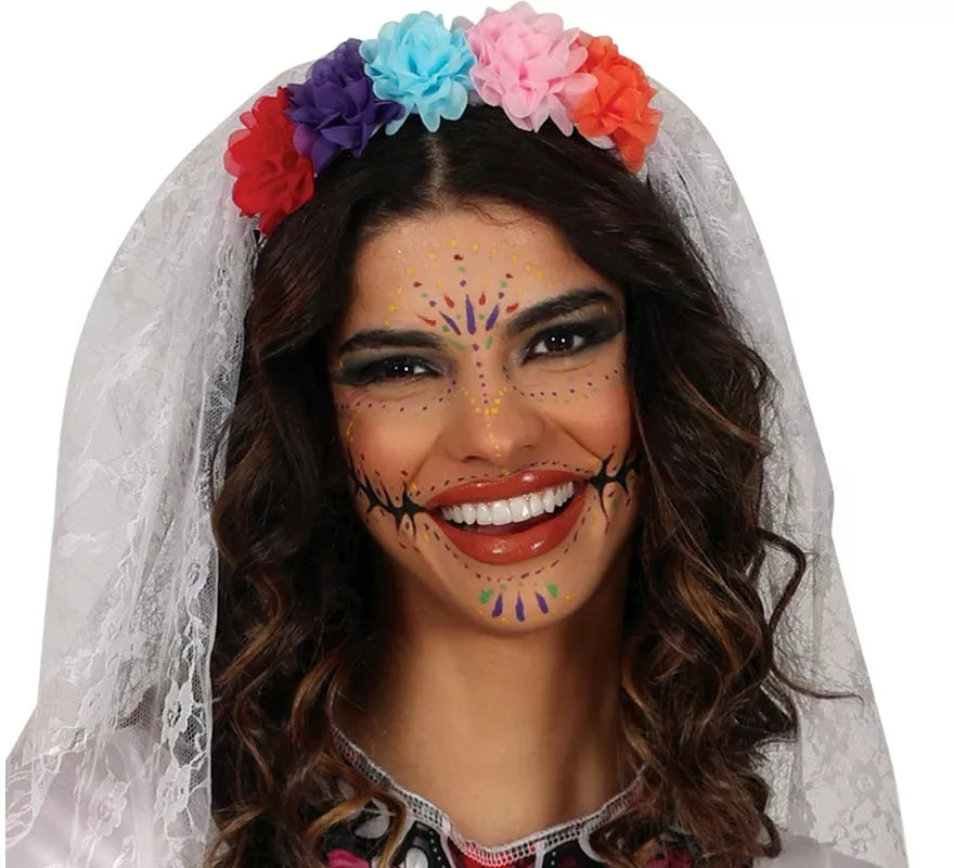 Translation missing: es.Disfraz de Catrina Novia para mujer