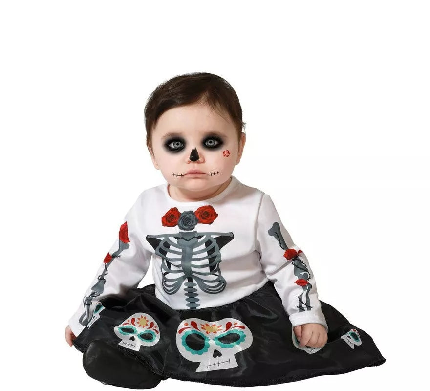 Disfraz de Catrina para bebé y niña