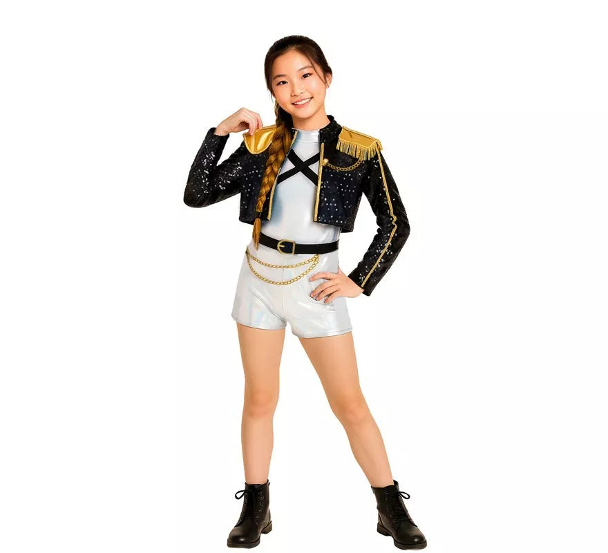 Translation missing: es.Disfraz de Cantante K-Pop Idol Premium para niña
