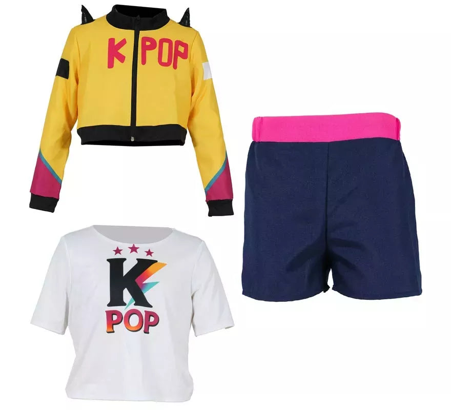 Translation missing: es.Disfraz de Cantante K-Pop Star Nova para niña