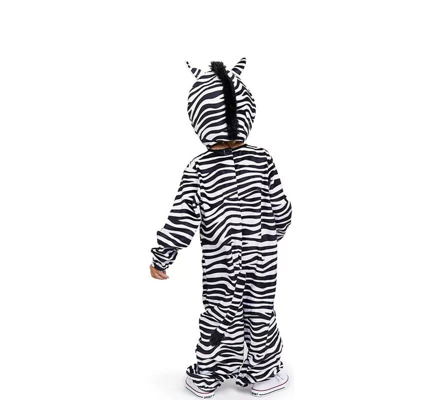 Translation missing: es.Disfraz de Cebra capucha con orejas para bebé y niño