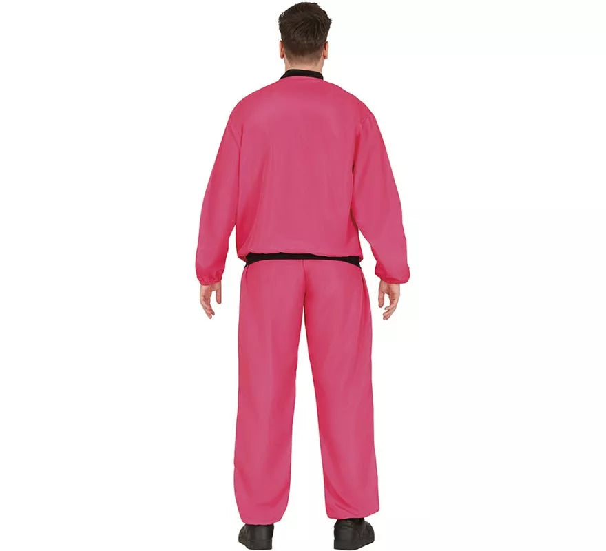Translation missing: es.Disfraz de Chándal fucsia neón para hombre