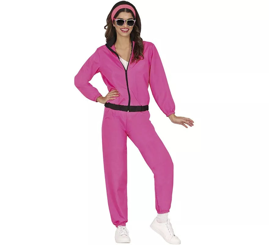 Translation missing: es.Disfraz de Chándal fucsia neón para mujer