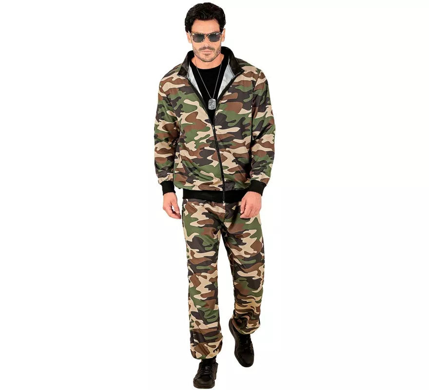 Translation missing: es.Disfraz de Chándal Party Fashion Camuflado para adulto