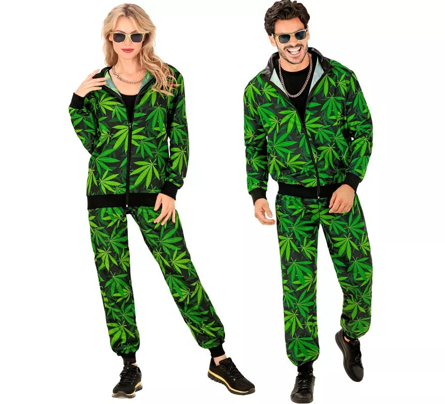 Translation missing: es.Disfraz de Chándal Party Fashion Marihuana para adulto