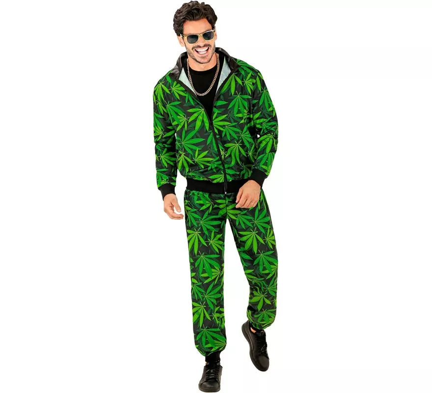 Translation missing: es.Disfraz de Chándal Party Fashion Marihuana para adulto