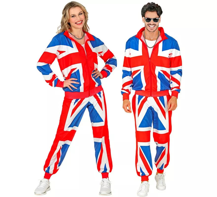 Translation missing: es.Disfraz de Chándal Party Fashion UK neón para adulto