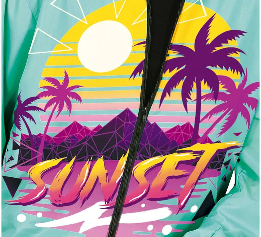 Translation missing: es.Disfraz de Chándal Puesta de Sol de los 80 para hombre