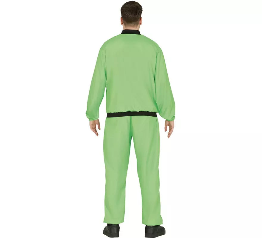 Translation missing: es.Disfraz de Chándal verde neón para hombre