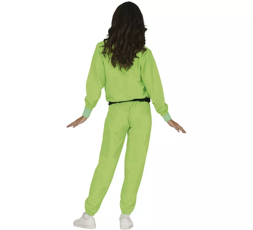 Translation missing: es.Disfraz de Chándal verde neón para mujer