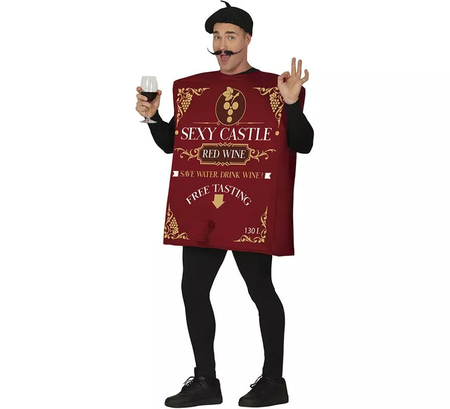 Translation missing: es.Disfraz de Chateau La Pompette para hombre