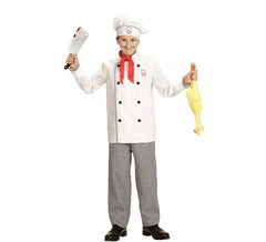 Disfraz de Chef Cocinero blanco para niños