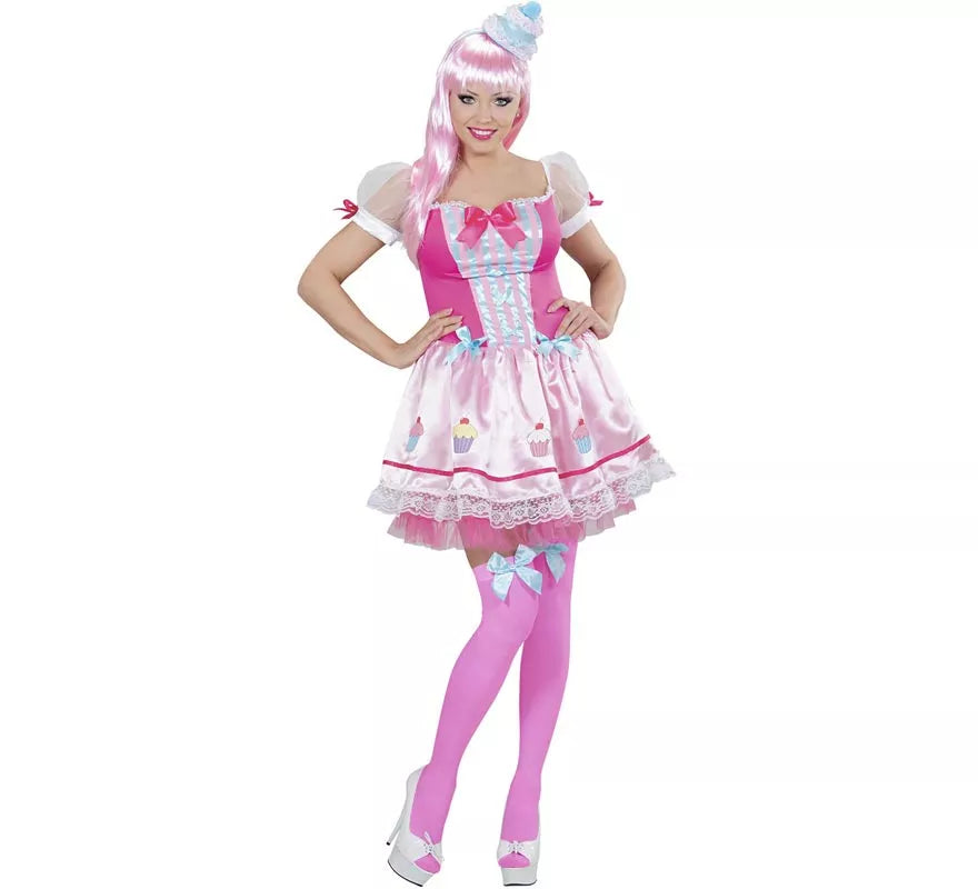 Translation missing: es.Disfraz de Chica Cupcake rosa para mujer
