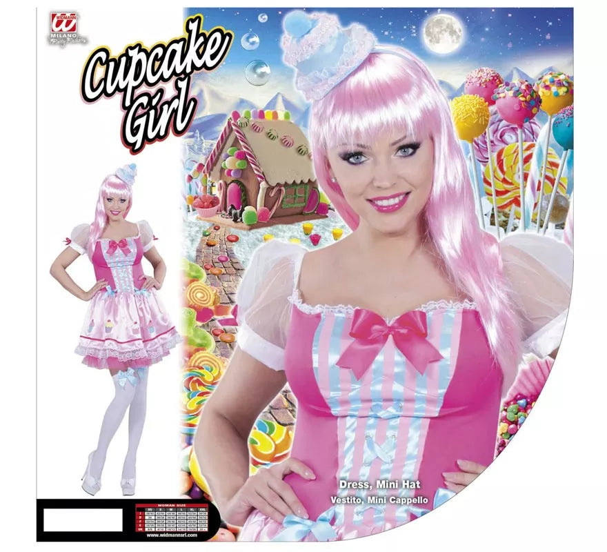 Translation missing: es.Disfraz de Chica Cupcake rosa para mujer