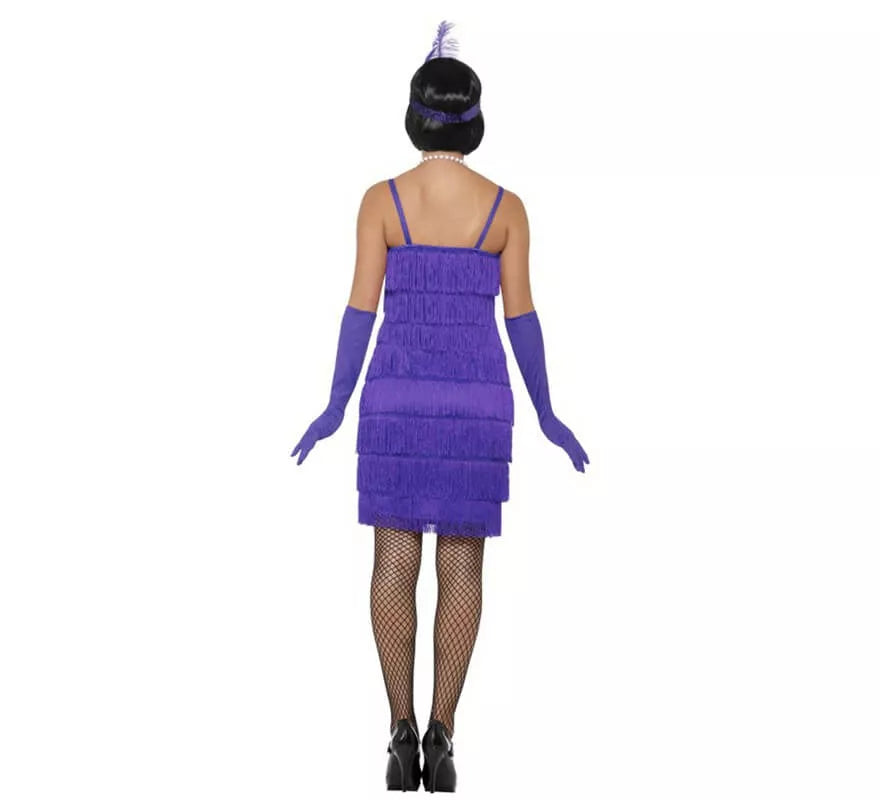 Translation missing: es.Disfraz de Chica de los Años 20 morado para mujer