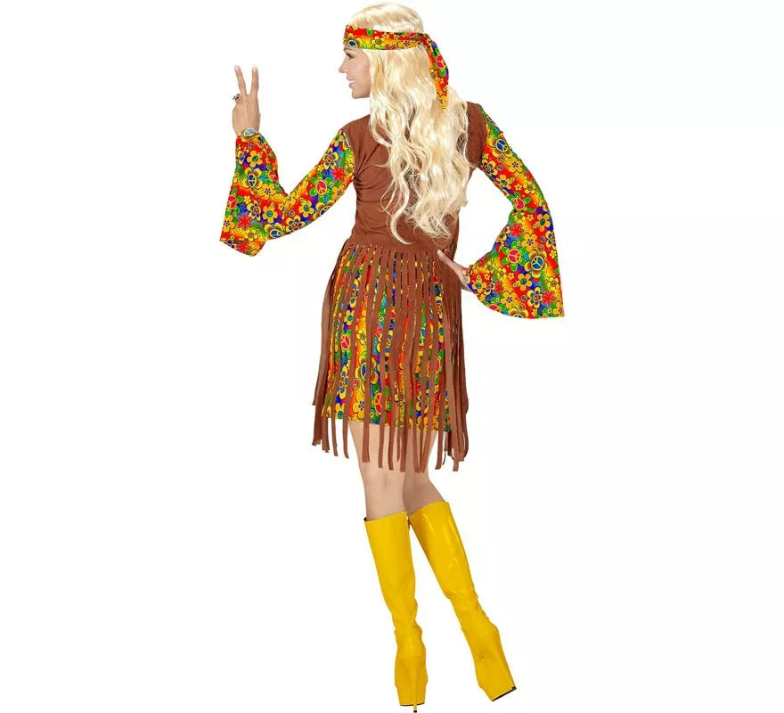 Translation missing: es.Disfraz de Chica Hippie flecos largos para mujer