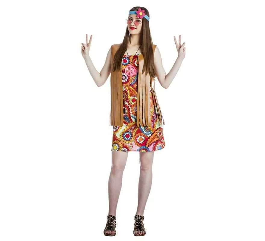 Translation missing: es.Disfraz de Chica Hippie para mujer