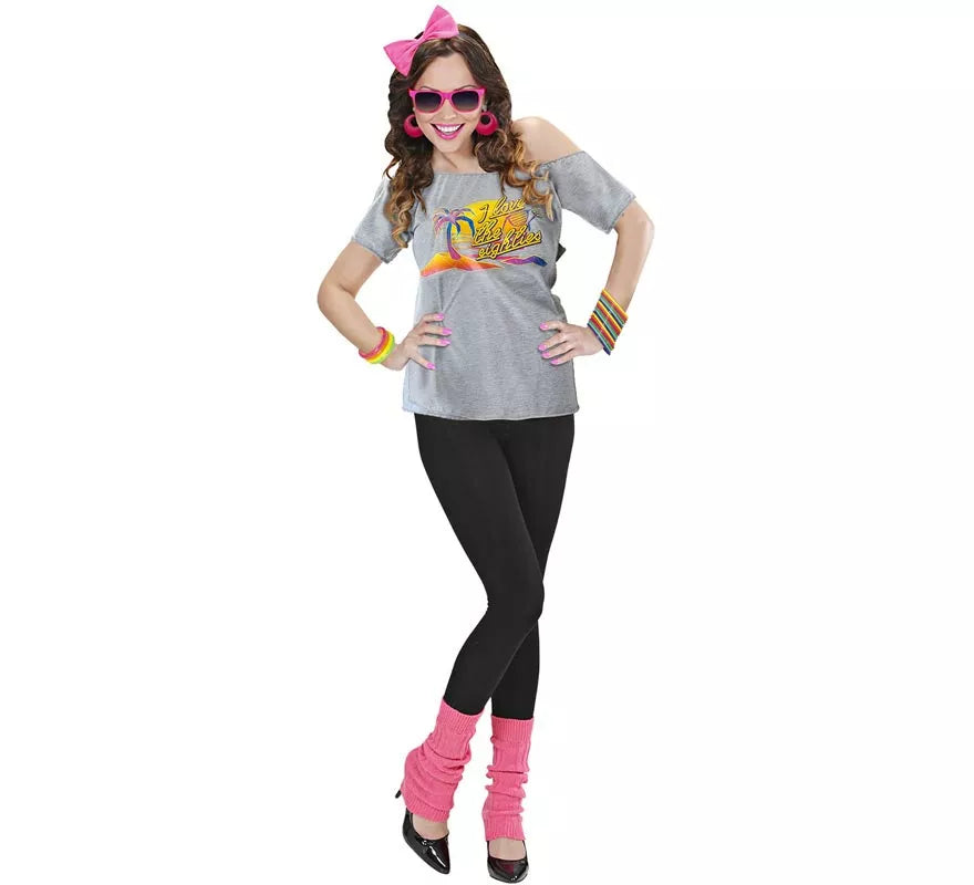 Translation missing: es.Disfraz de Chica Playera Años 80 para mujer