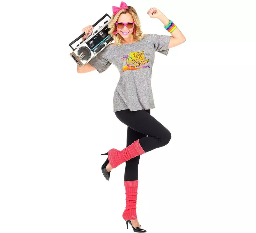 Translation missing: es.Disfraz de Chica Playera Años 80 para mujer