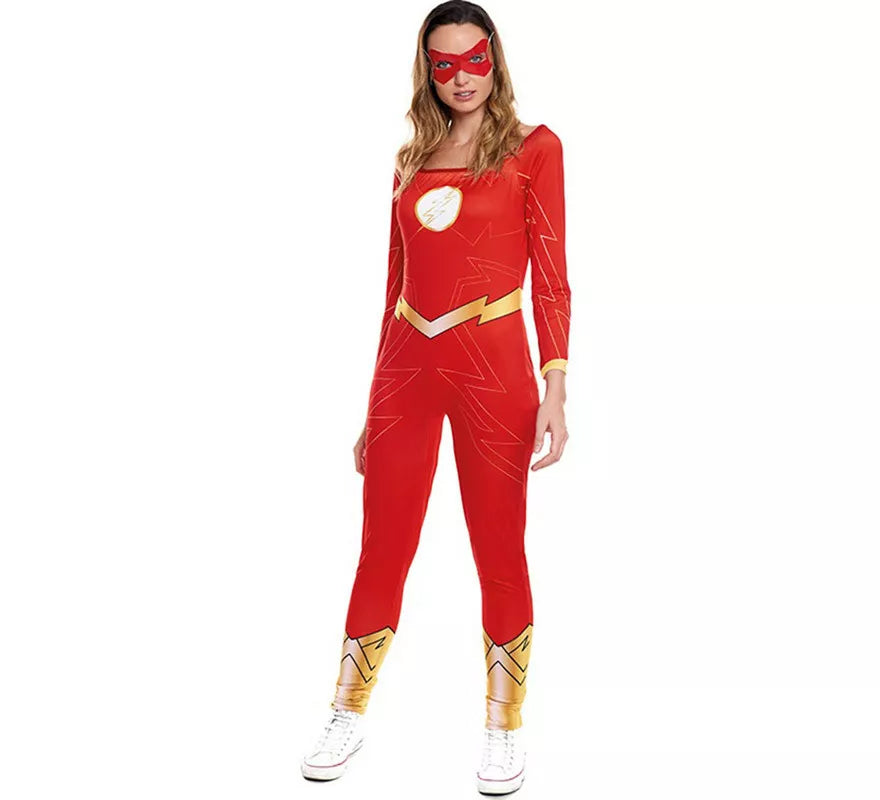 Translation missing: es.Disfraz de Chica Rápida Rojo para mujer