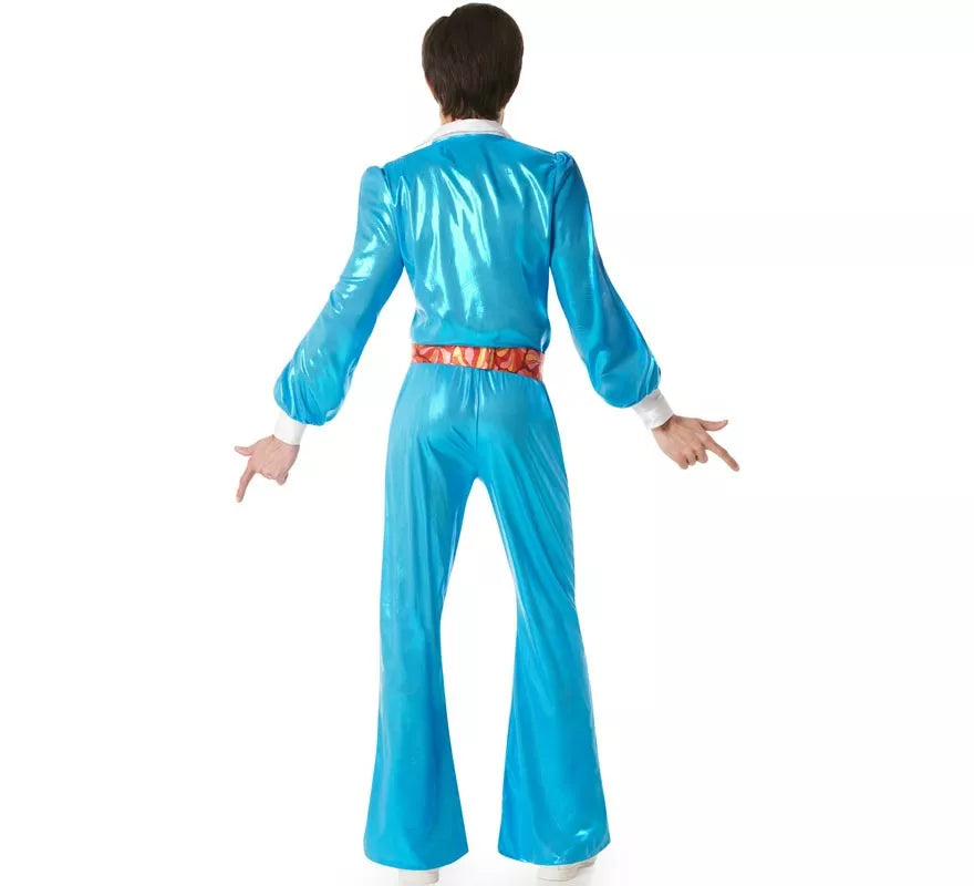 Translation missing: es.Disfraz de Chico Disco azul Años 70 para hombre