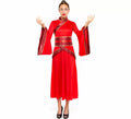 Disfraz de China Hanfu rojo para mujer