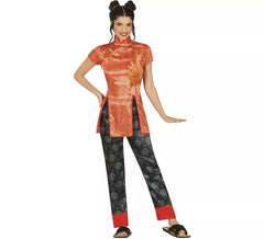 Disfraz de China naranja para mujer