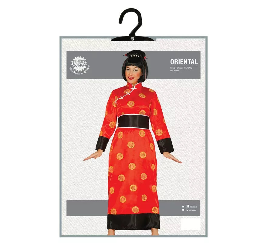 Translation missing: es.Disfraz de China rojo para mujer
