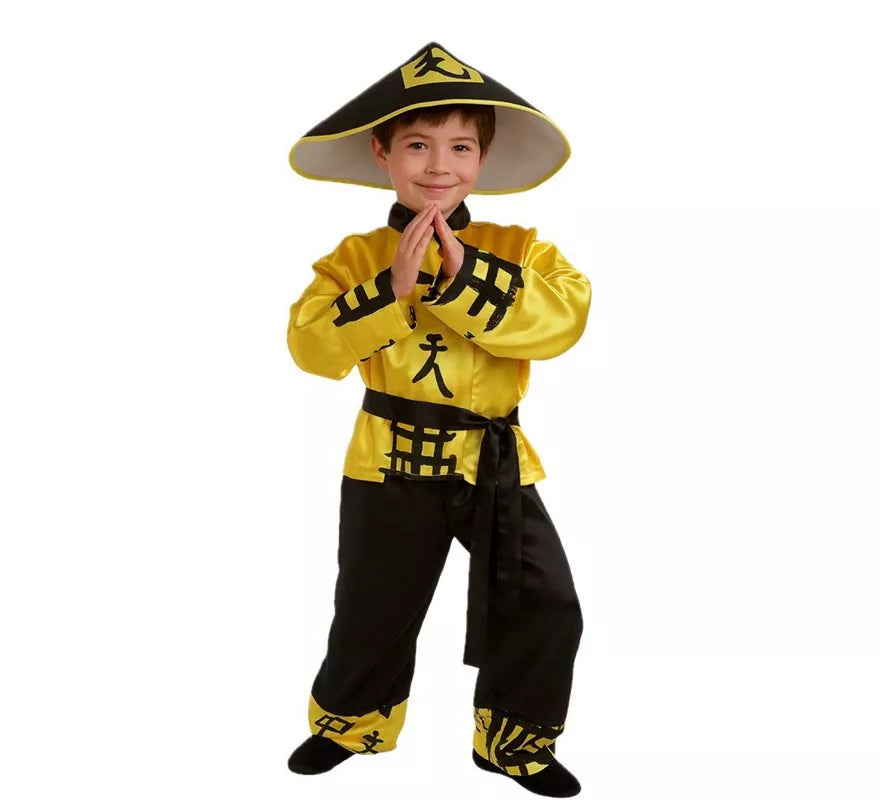 Translation missing: es.Disfraz de Chino Amarillo para niño