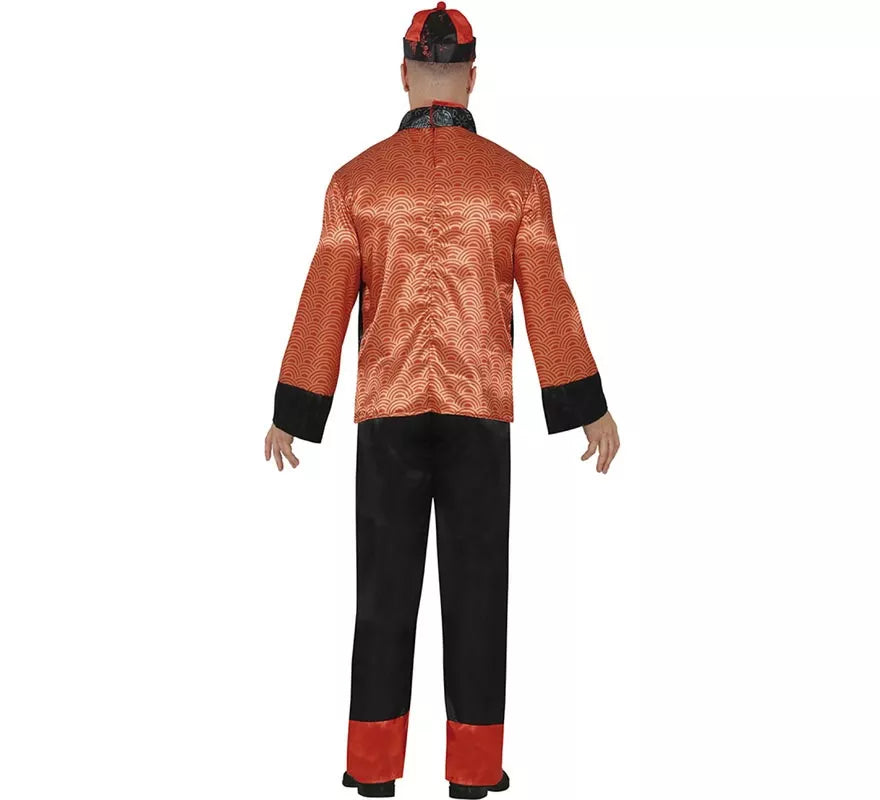 Translation missing: es.Disfraz de Chino naranja para hombre