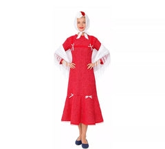 Disfraz de Chulapa rojo para niña