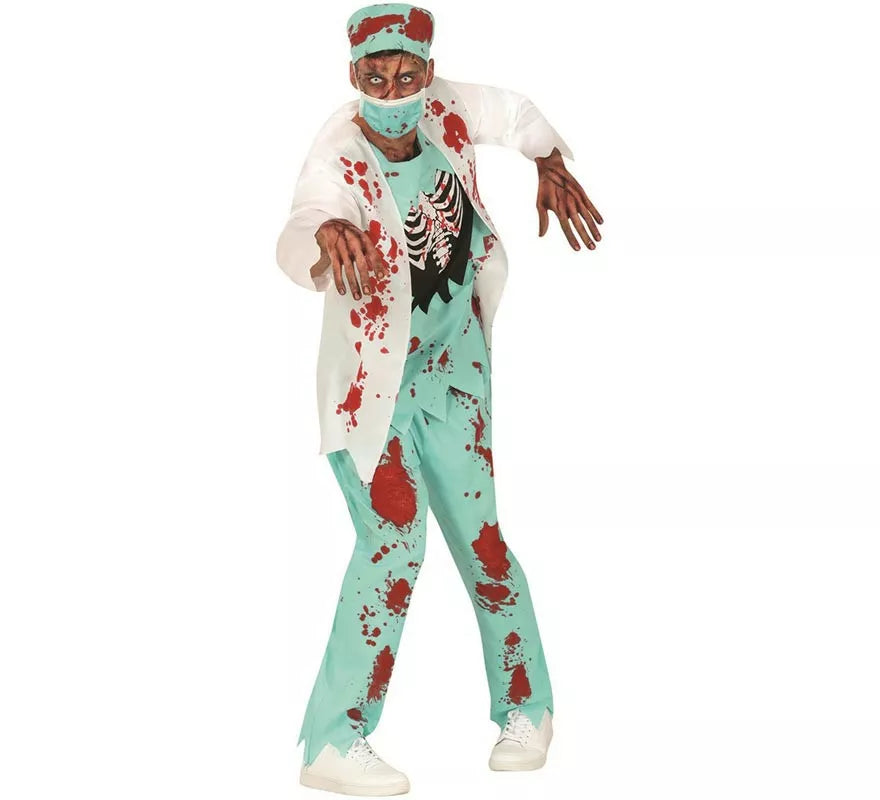 Translation missing: es.Disfraz de Cirujano Zombie para hombre
