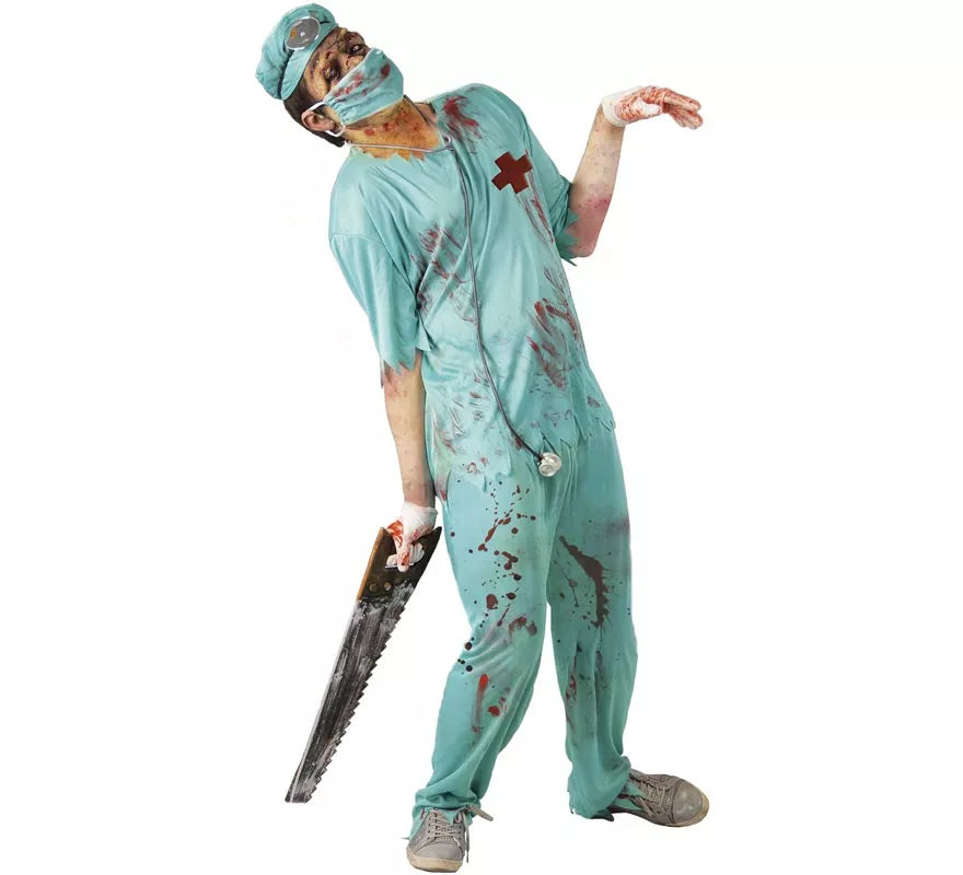 Translation missing: es.Disfraz de Cirujano Zombie para hombre