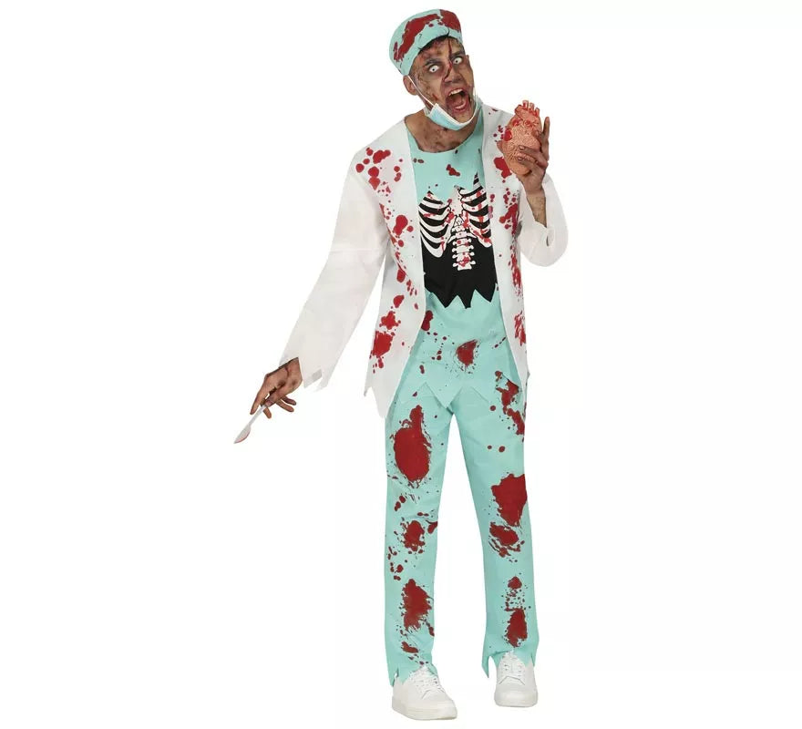 Translation missing: es.Disfraz de Cirujano Zombie para hombre