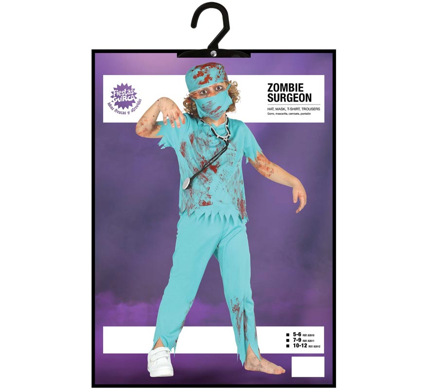 Translation missing: es.Disfraz de Cirujano Zombie para niños
