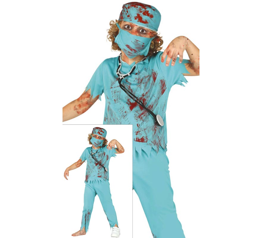 Translation missing: es.Disfraz de Cirujano Zombie para niños
