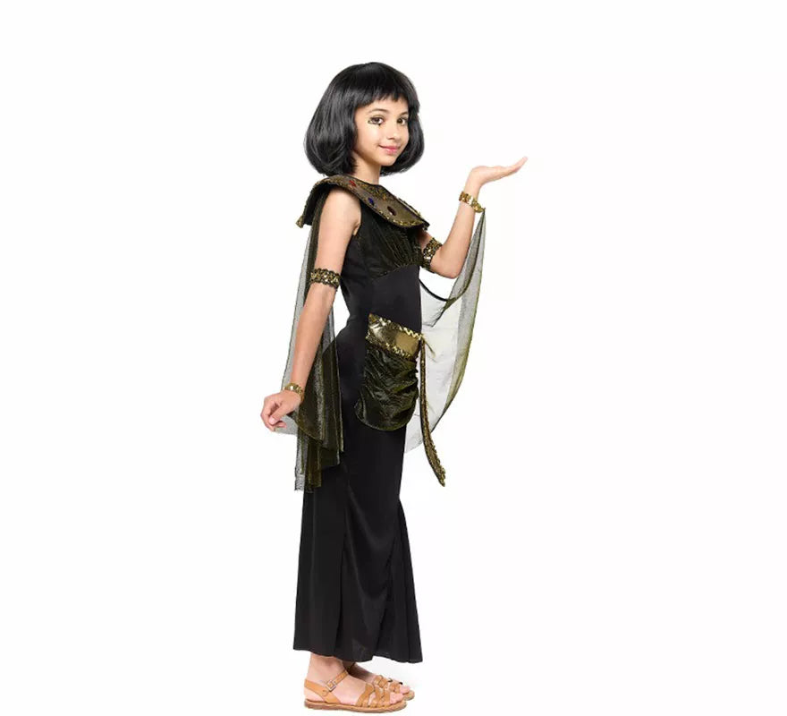 Translation missing: es.Disfraz de Cleopatra negro para niña