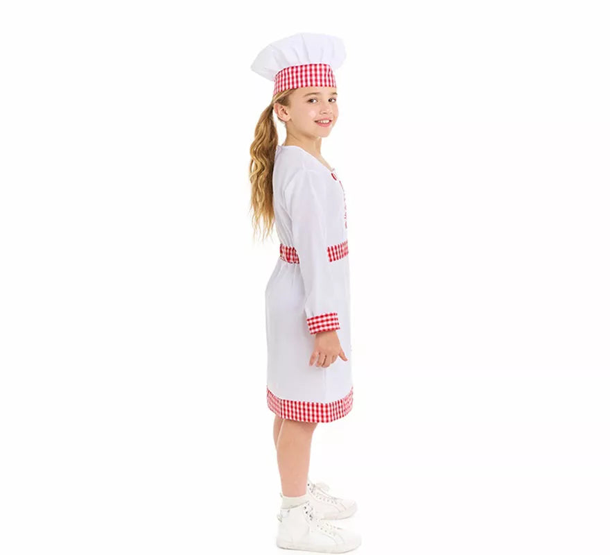 Translation missing: es.Disfraz de Cocinera Chef para niña