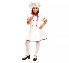 Disfraz de Cocinera Chef para Niña