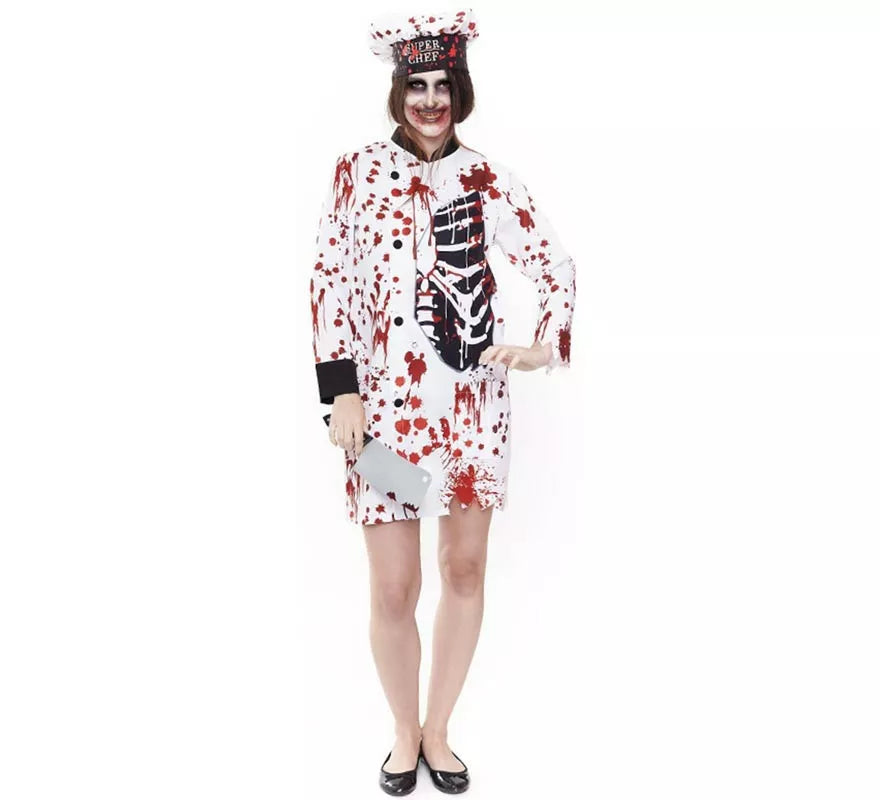 Translation missing: es.Disfraz de Cocinera Zombie para mujer