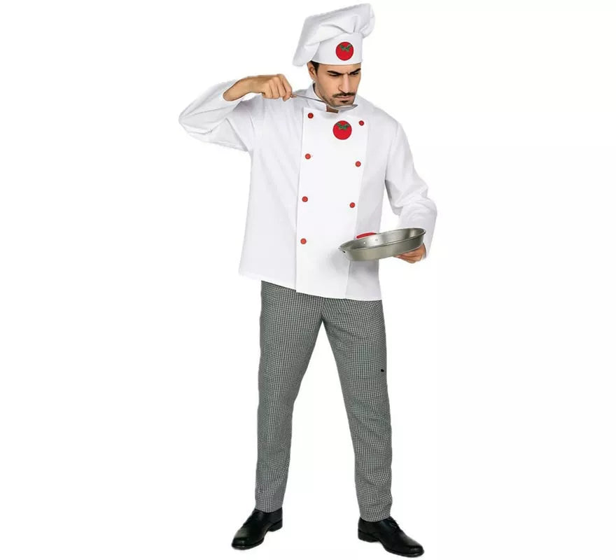 Translation missing: es.Disfraz de Cocinero tomates para hombre